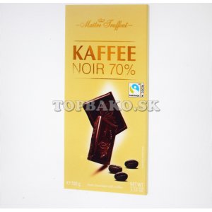 Dark chocolate 70% s kávovou príchuťou 100g